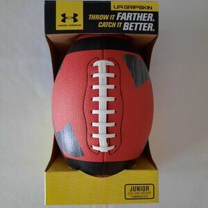 Under Armour UA Gripskin Junior Size and Weight Age 9-12 Red Football